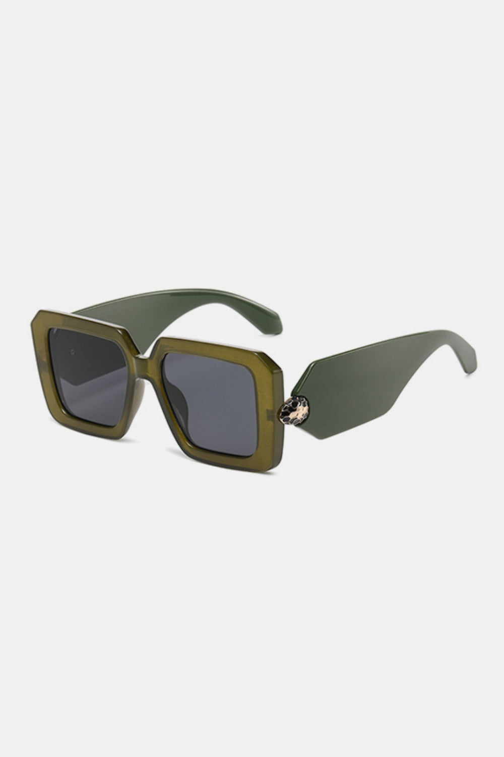 Polycarbonate Frame Square Sunglasses - Sunglasses - FITGGINS