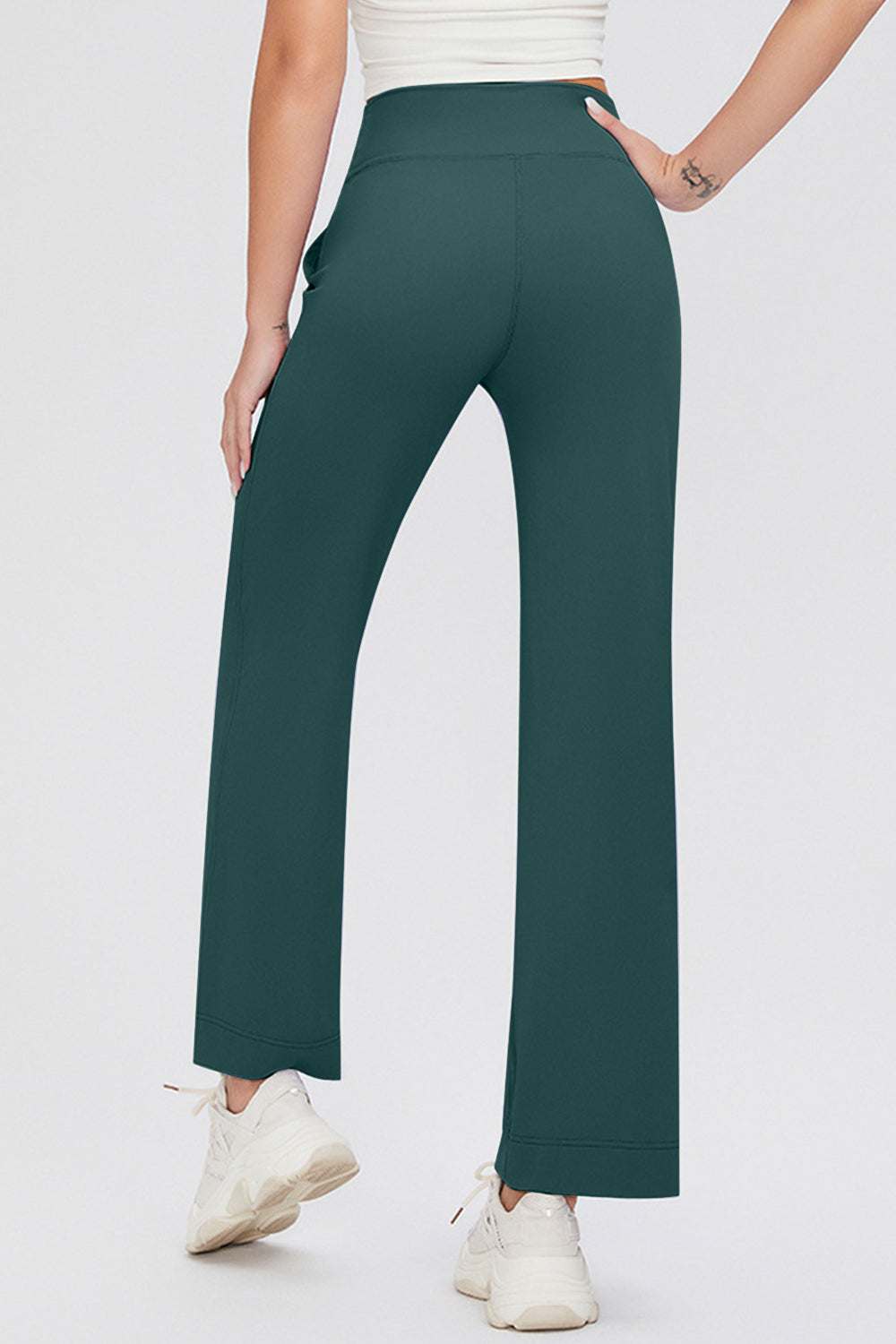 Basic Bae Full Size Drawstring High Waist Pants with Pockets - Pants - FITGGINS