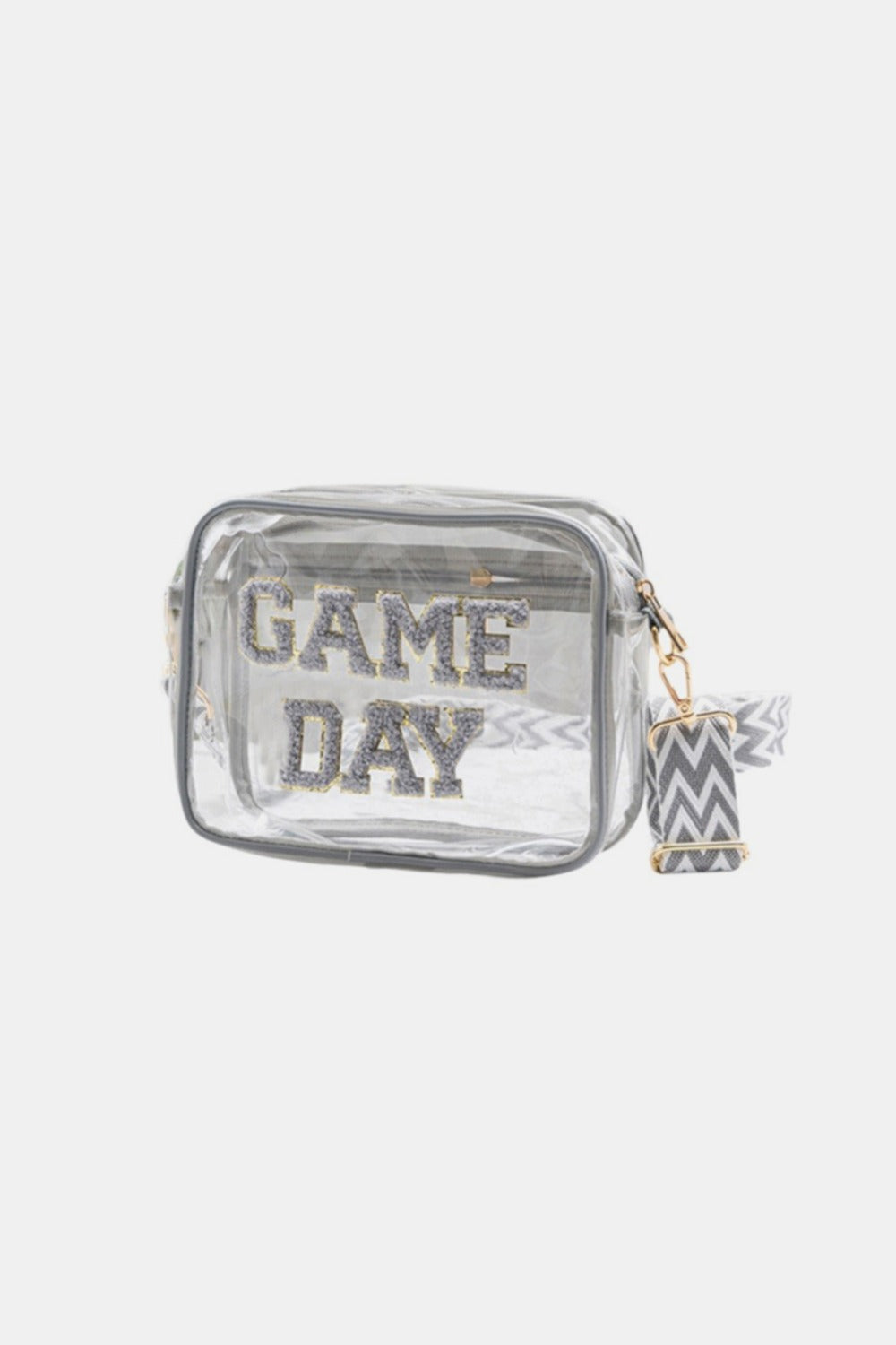 Zenana GAME DAY Stadium Approved Transparent Crossbody Bag - Handbag - FITGGINS