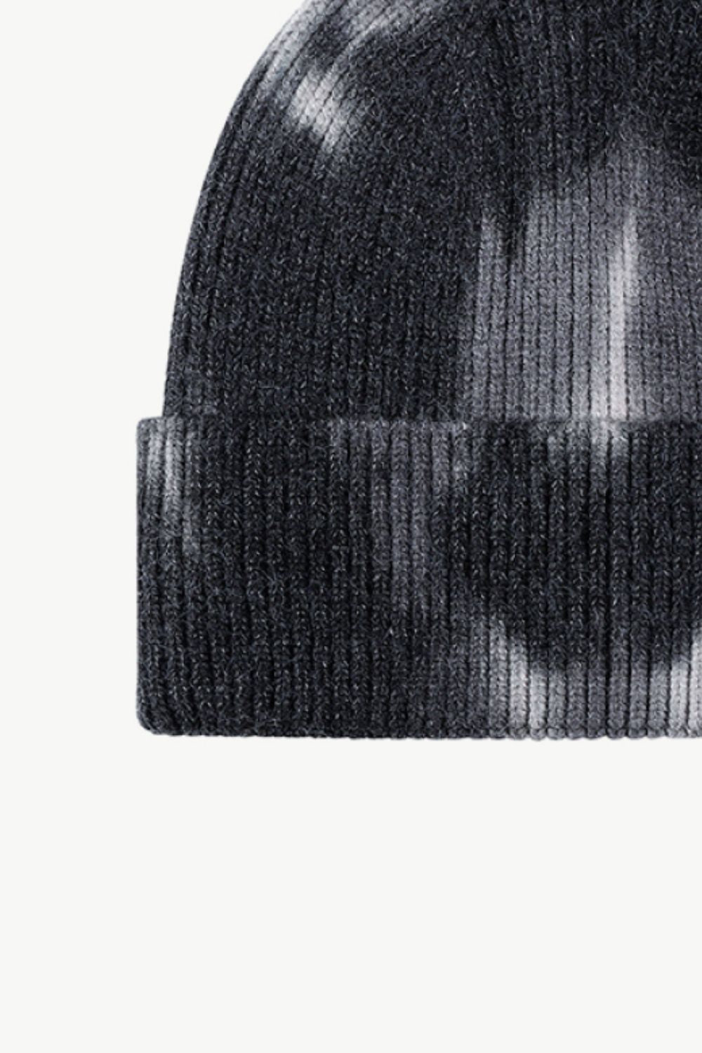 Tie-Dye Cuffed Knit Beanie - Hats - FITGGINS