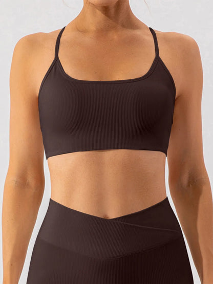 Spaghetti Strap Active Bra Fitggins