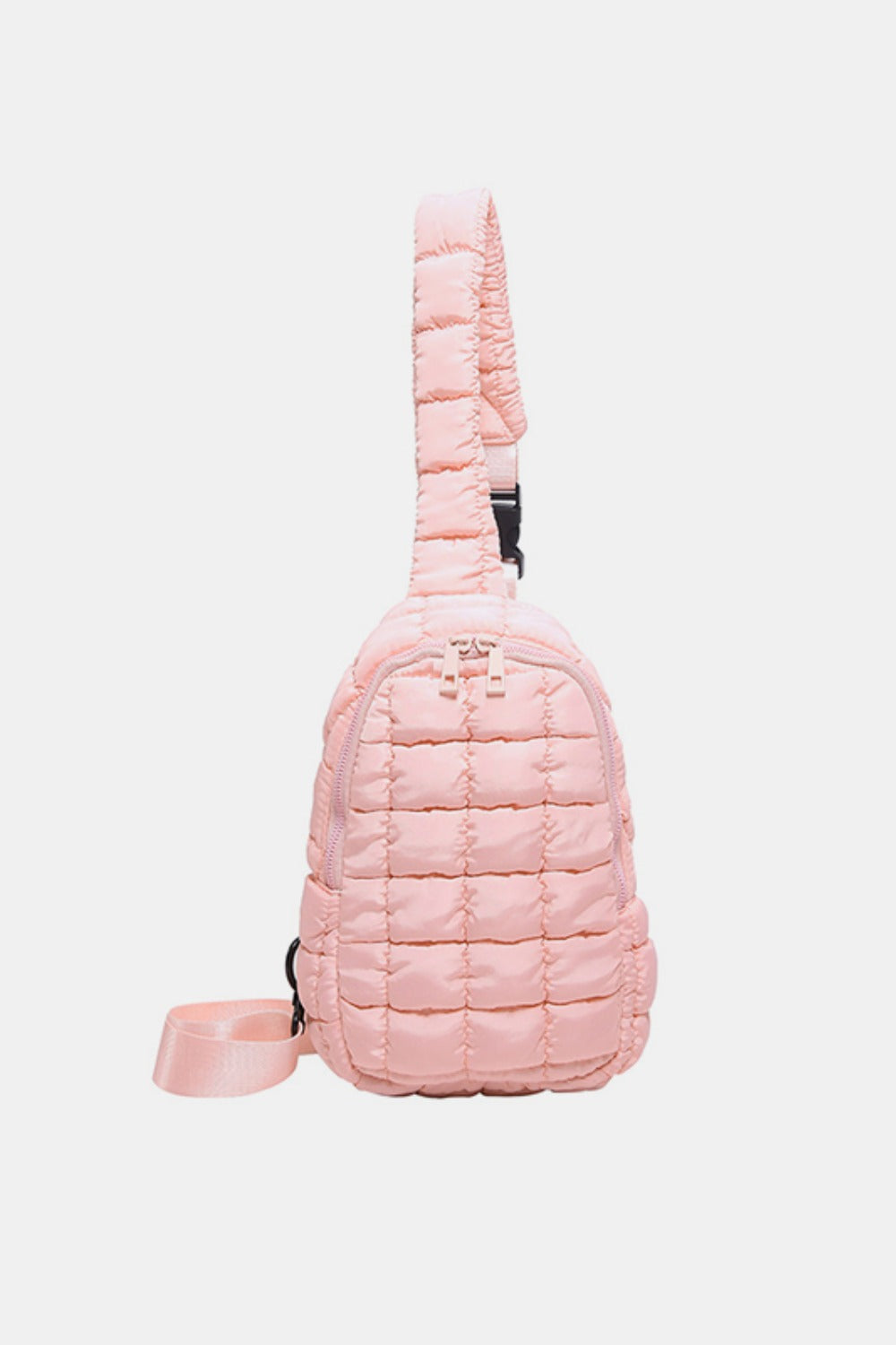 Quilted Nylon Crossbody Bag - Handbag - FITGGINS