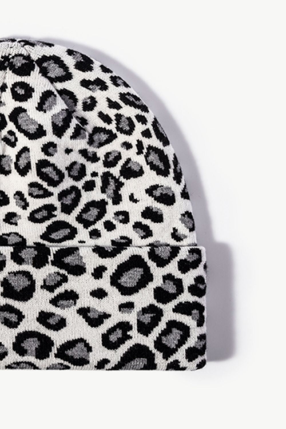 Leopard Pattern Cuffed Beanie - Hats - FITGGINS