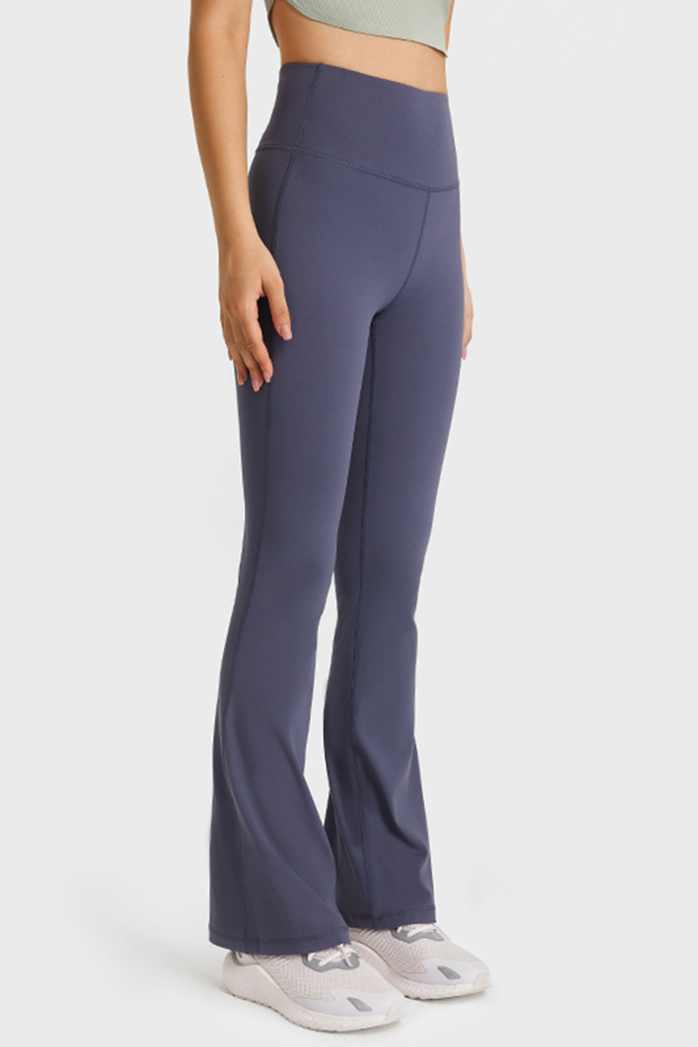 Millennia Elastic Waist Flare Yoga Pants Fitggins