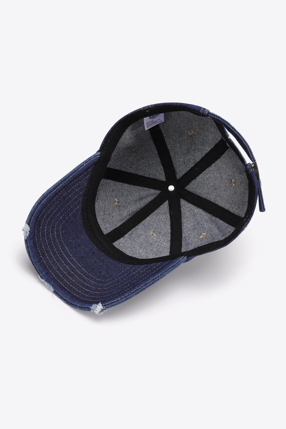 Distressed Adjustable Baseball Cap - Hats - FITGGINS