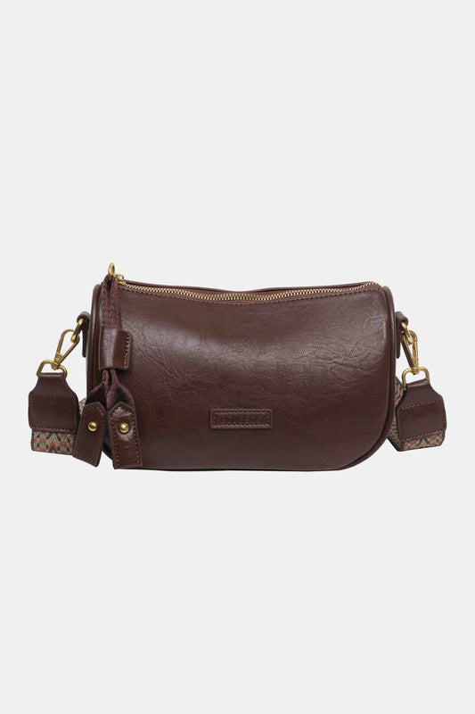 PU Leather Shoulder Bag - Handbag - FITGGINS