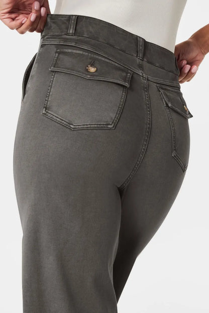 High Waist Jeans with Pockets Fitggins