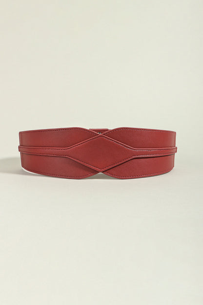 Elastic Wide PU Belt - Belt - FITGGINS