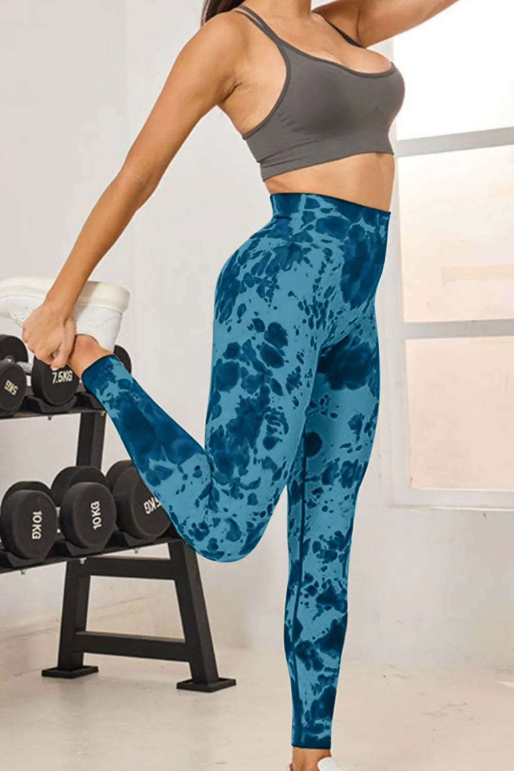 Tie-Dye High Waist Active Leggings Fitggins