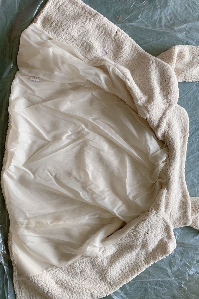 Ivy Lane Full Size Lapel Collar Sherpa Coat Fitggins