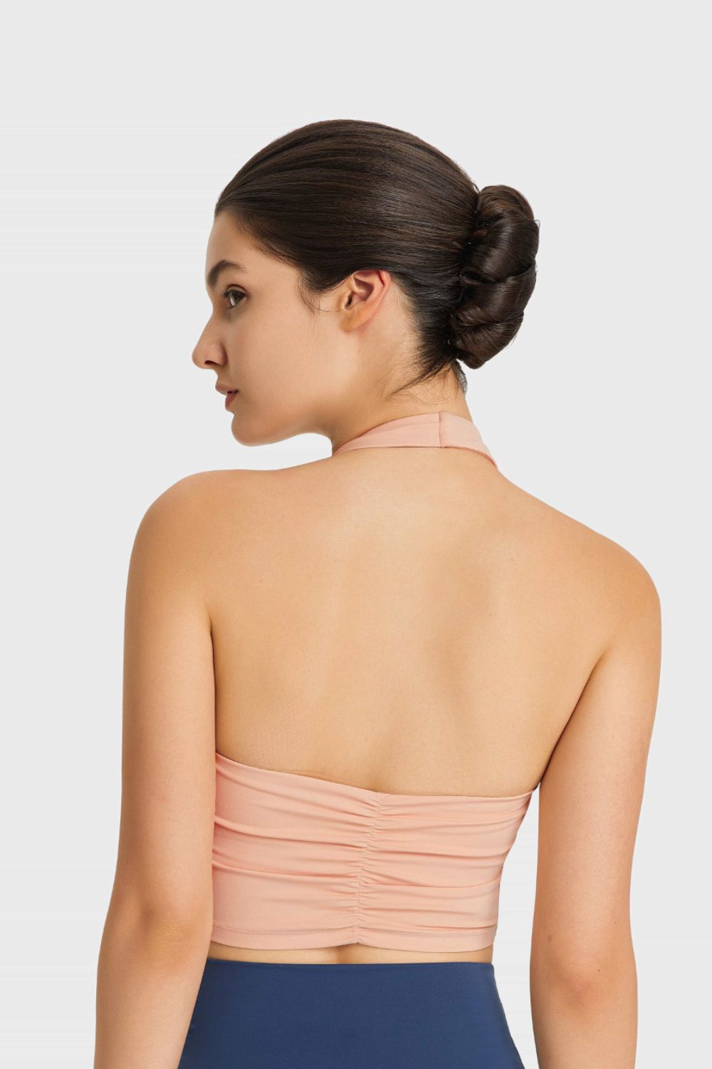 Millennia Breathable Halter Neck Sports Bra Fitggins