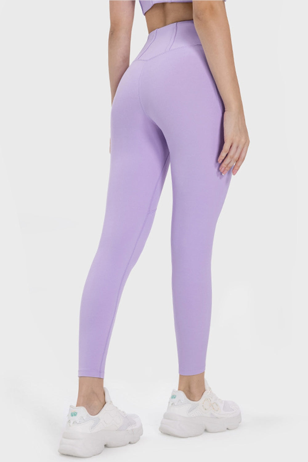 Pocketed High Waist Active Leggings - Leggings - FITGGINS