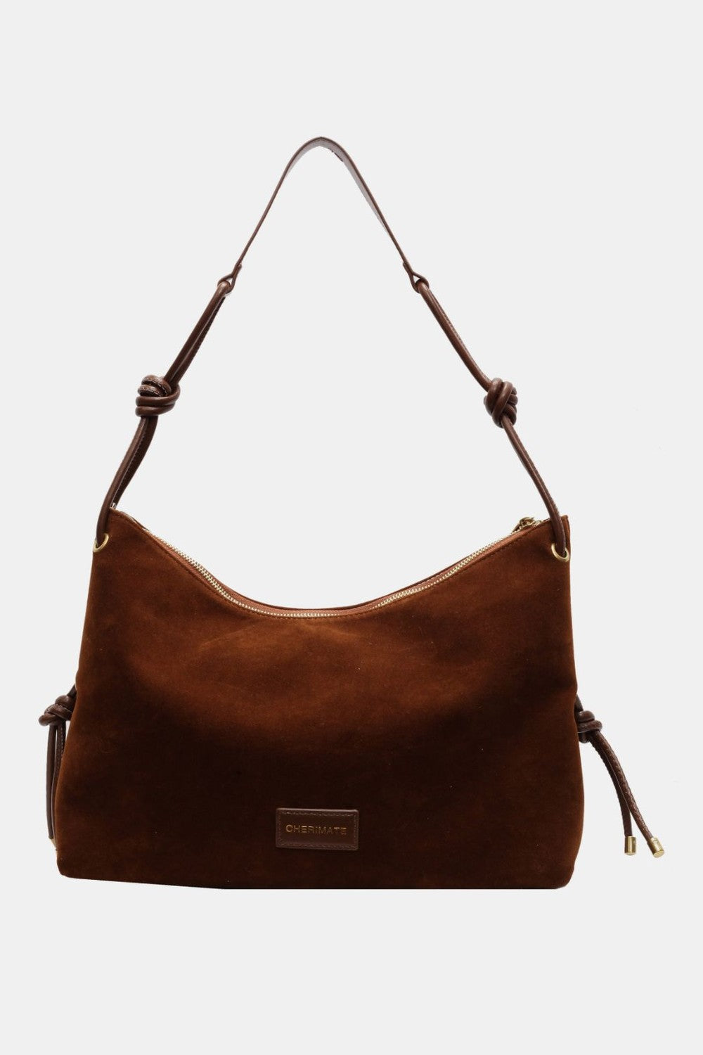 Suede Large Shoulder Bag - Handbag - FITGGINS