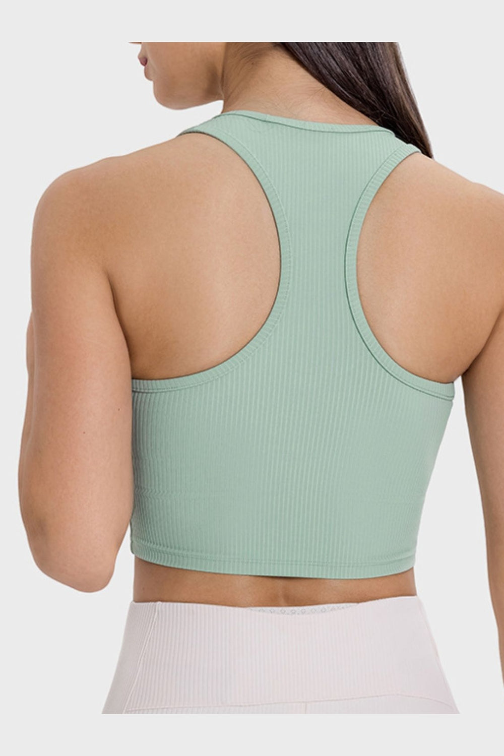 Millennia Scoop Neck Wide Strap Active Tank - Crop Tops & Tank Tops - FITGGINS