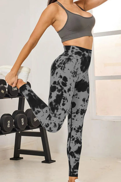 Tie-Dye High Waist Active Leggings Fitggins