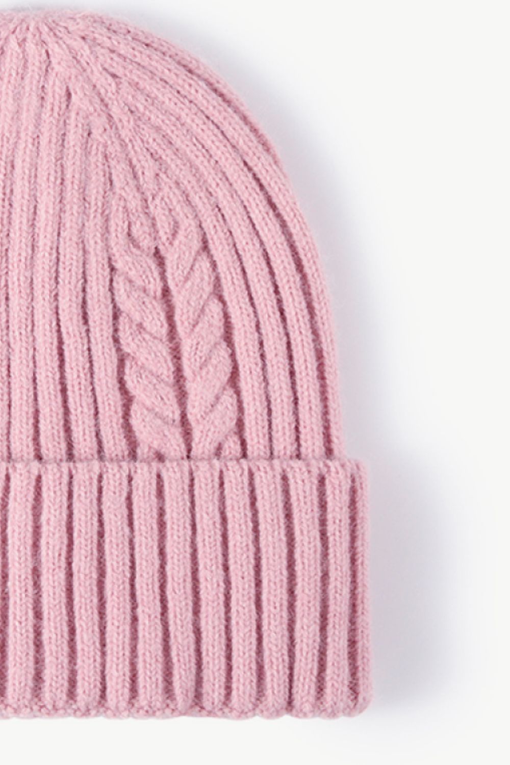 Cable-Knit Cuff Beanie - Hats - FITGGINS