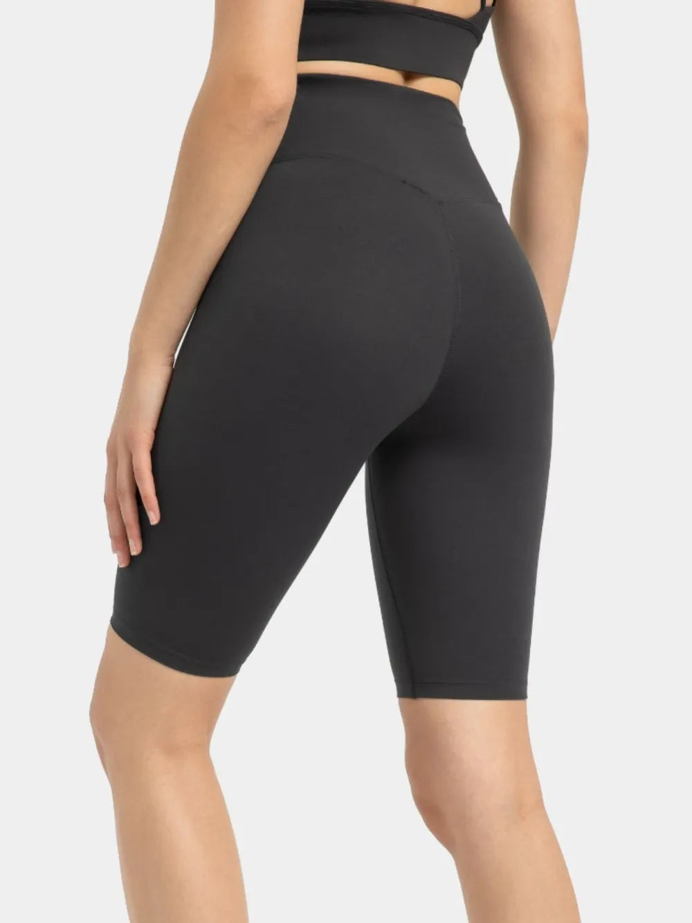 Millennia High Rise Wide Waistband Active Shorts Fitggins
