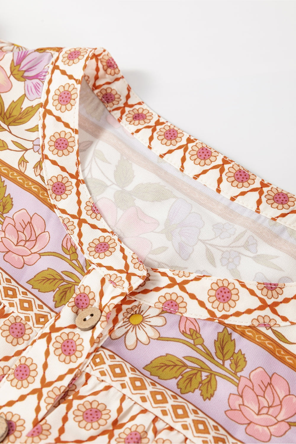 Stylish Printed Long Sleeve Button Down Shirt Fitggins