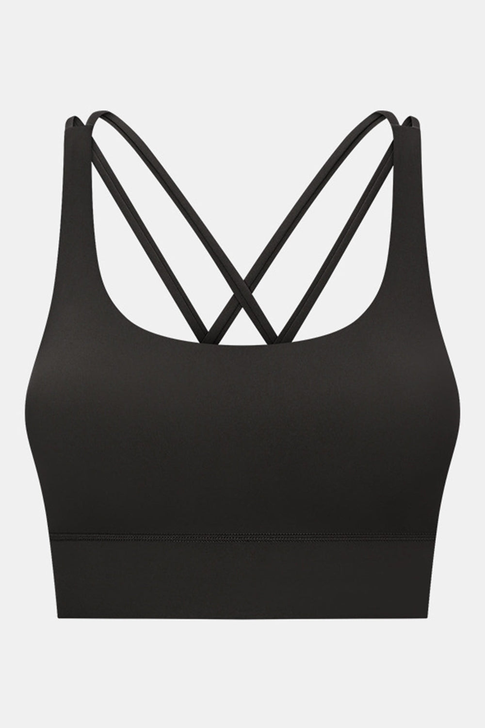 Millennia Crisscross Scoop Neck Active Tank - Crop Tops & Tank Tops - FITGGINS