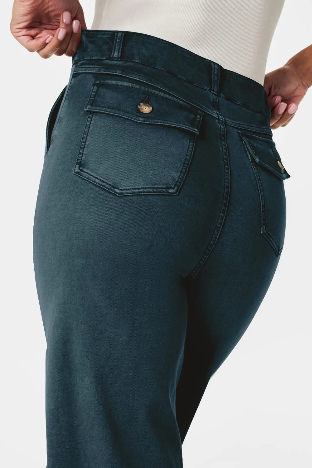 High Waist Jeans with Pockets Fitggins