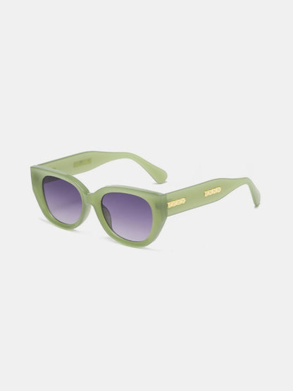 Cat Eye Polycarbonate Frame Sunglasses - Sunglasses - FITGGINS