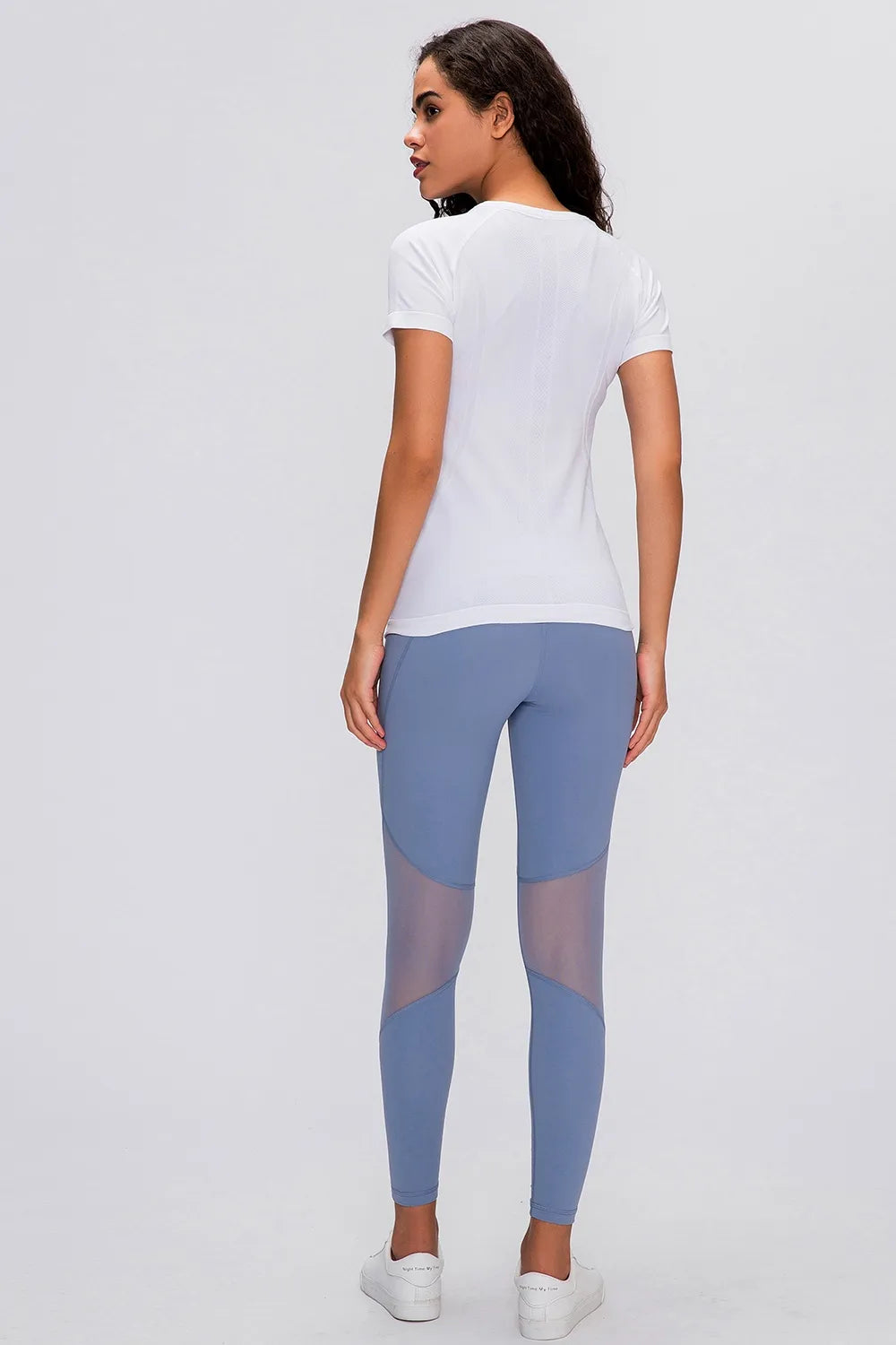 Millennia Round Neck Short Sleeve Active T-Shirt Fitggins