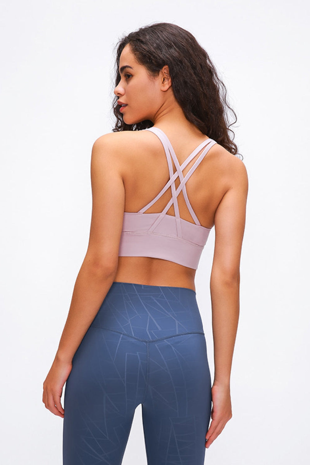 Millennia Double X Sports Bra - Basic Colors - Crop Tops & Tank Tops - FITGGINS