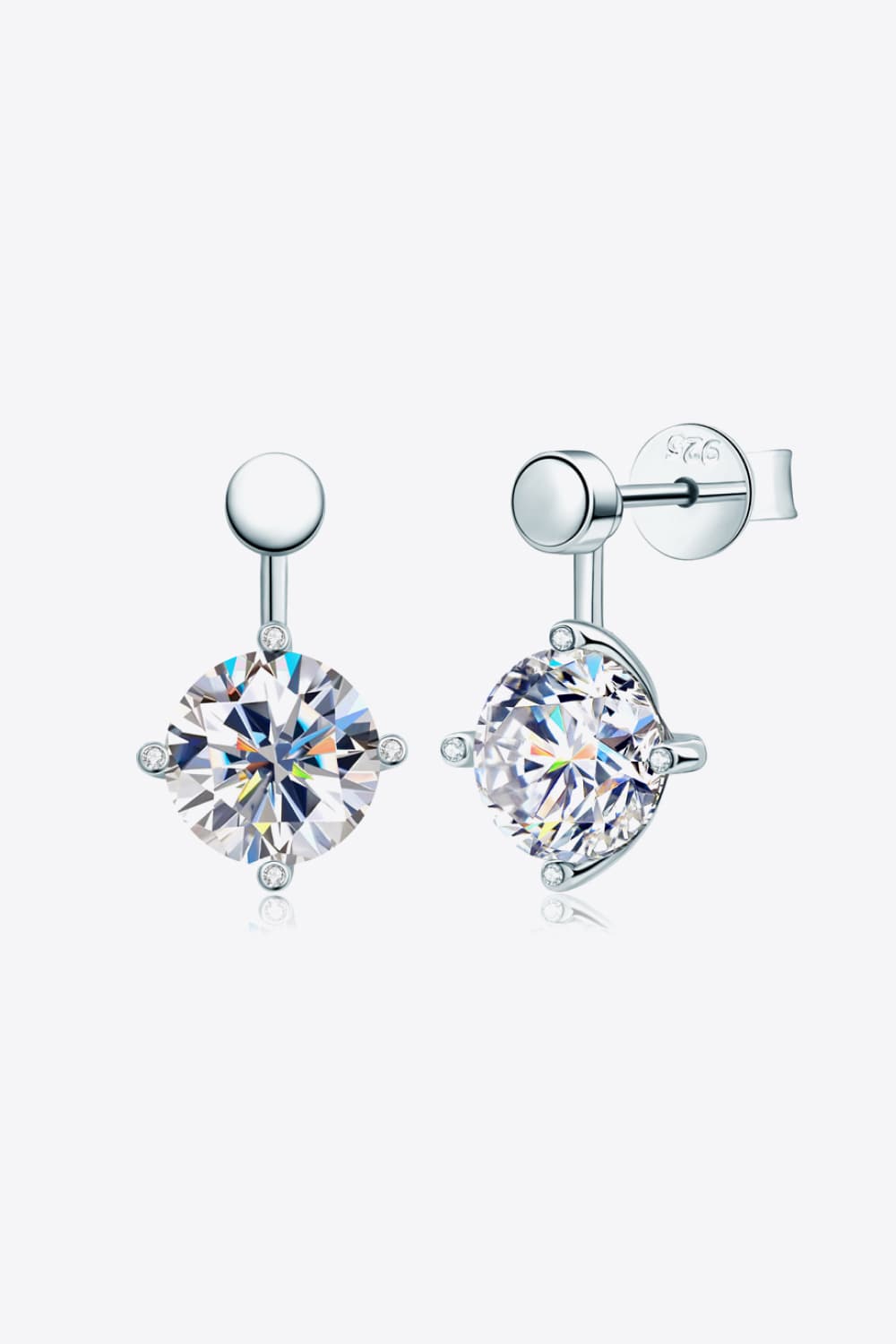 Adored 4 Carat Moissanite Drop Earrings - Earrings - FITGGINS