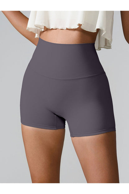 High Waist Active Shorts - Short Leggings - FITGGINS