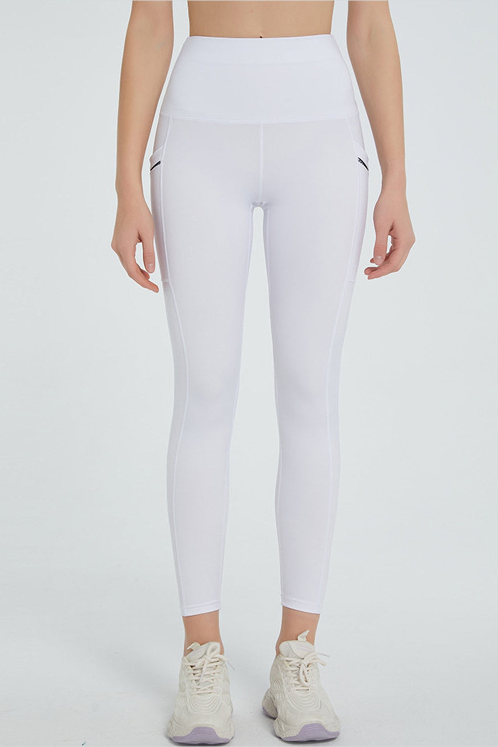 High Waist Active Leggings - Leggings - FITGGINS