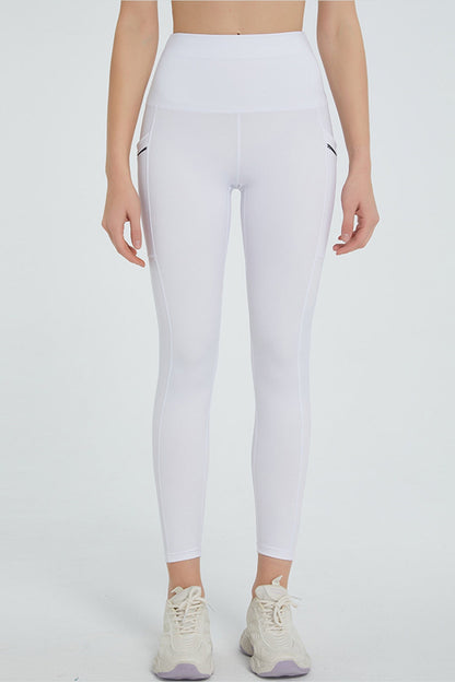 High Waist Active Leggings - Leggings - FITGGINS