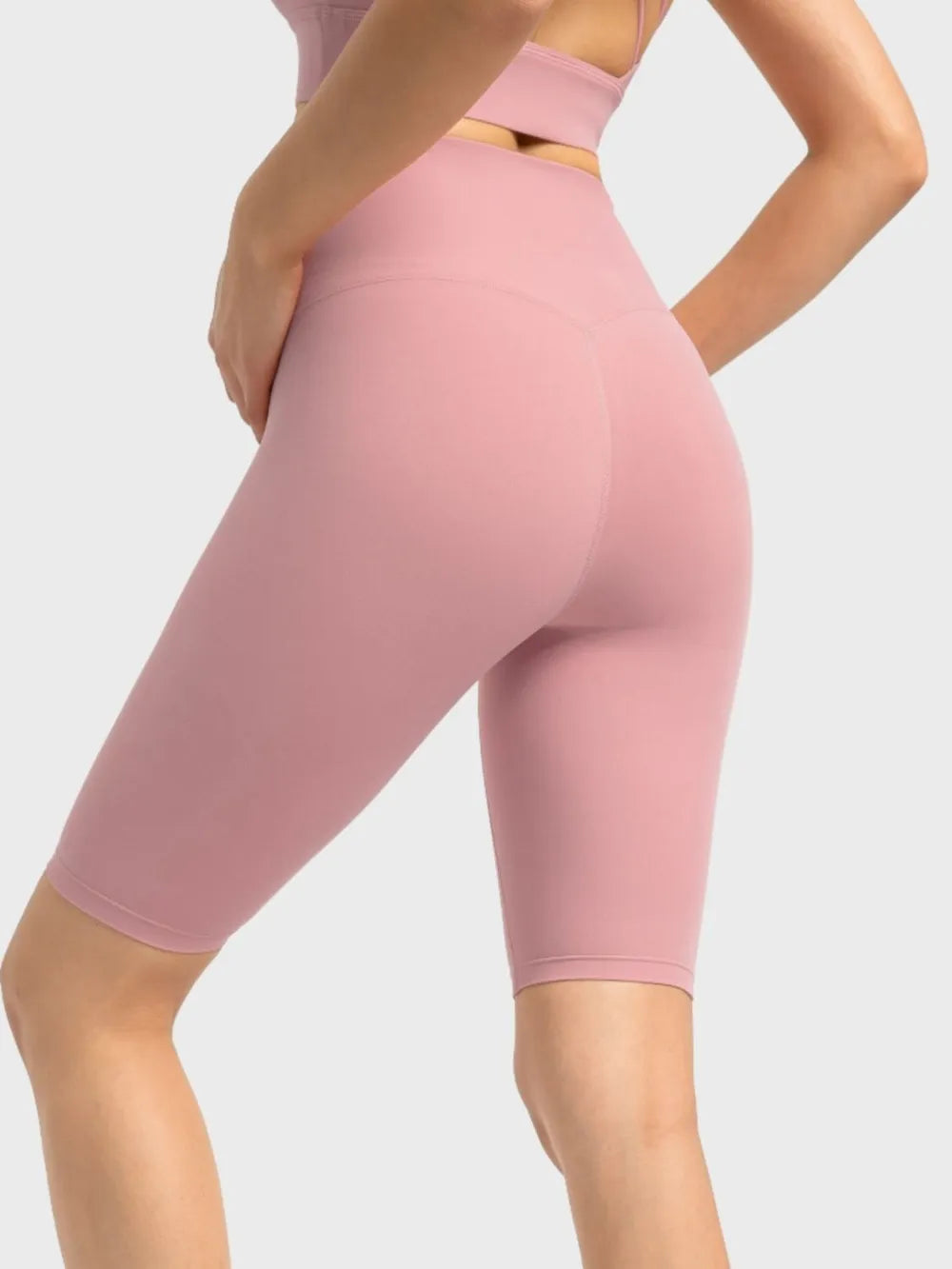 Millennia High Rise Wide Waistband Active Shorts Fitggins