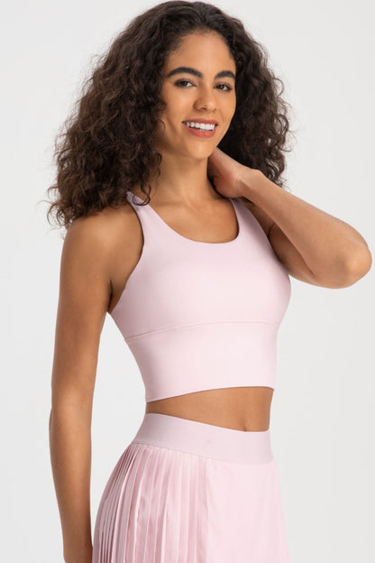 Millennia Crisscross Back Ladder Detail Sports Bra Fitggins