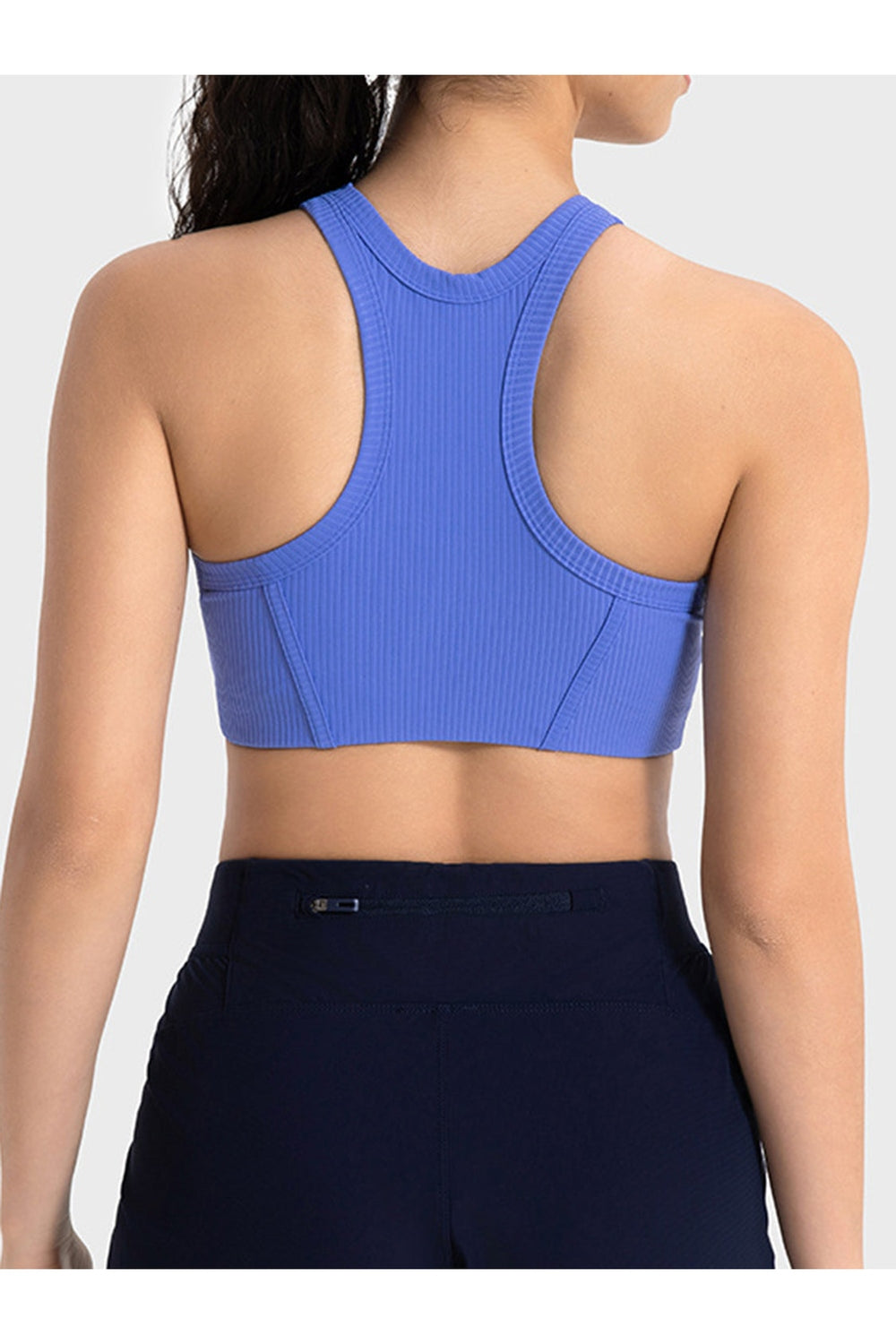 Millennia Wide Strap Cropped Sport Tank - Crop Tops & Tank Tops - FITGGINS