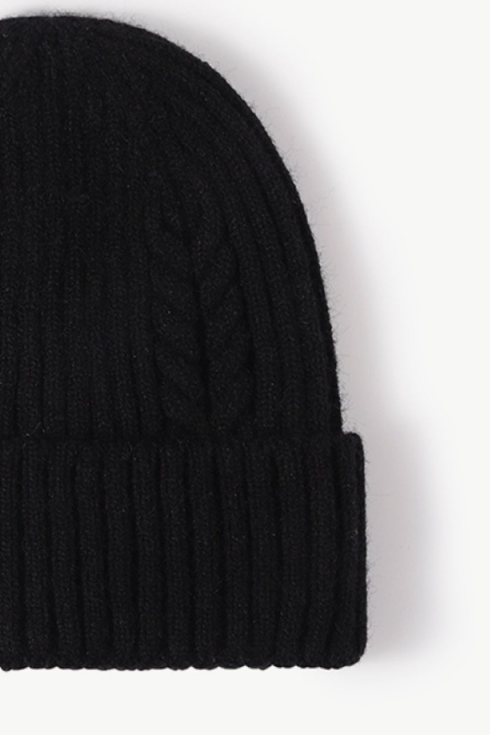 Cable-Knit Cuff Beanie - Hats - FITGGINS