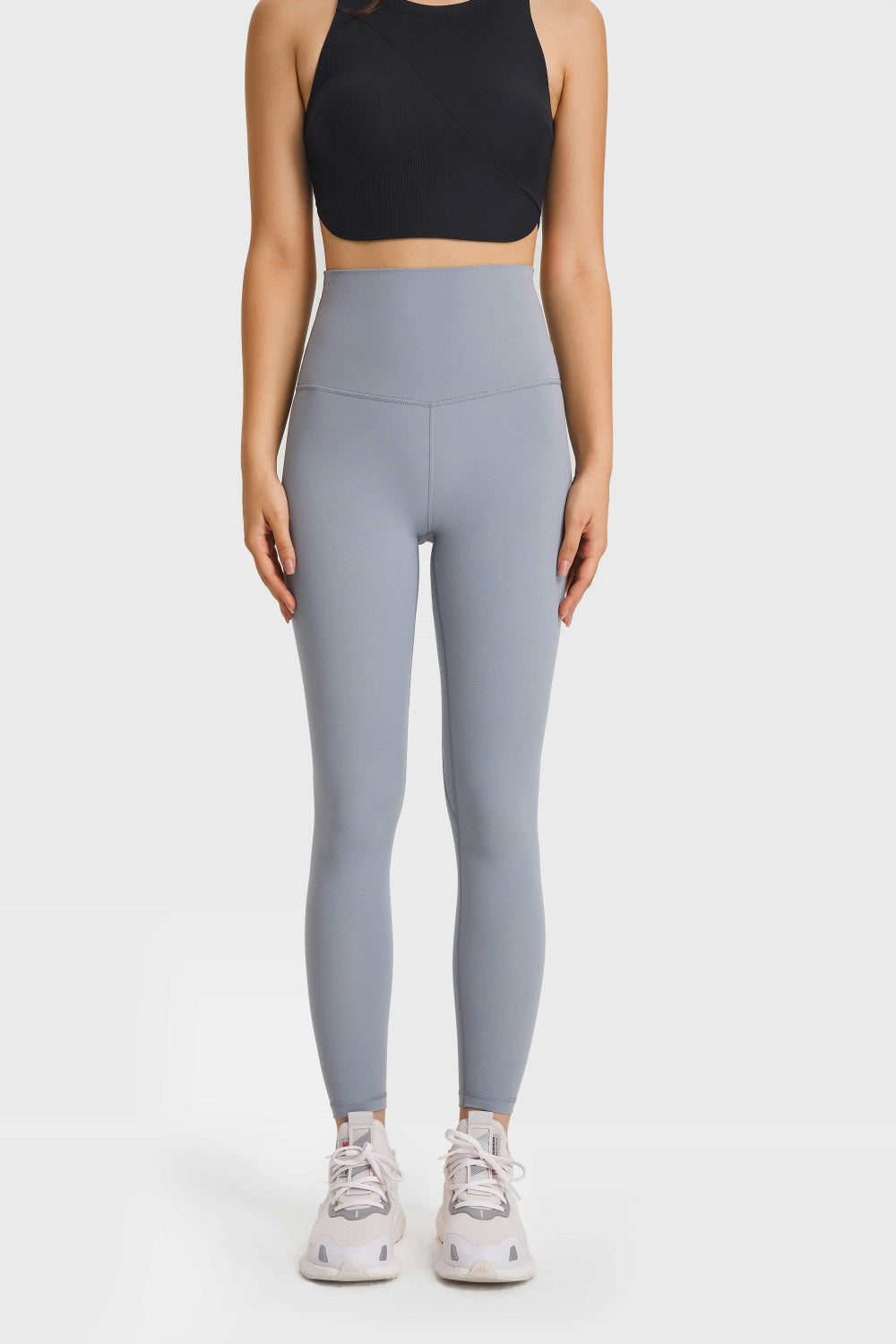 Millennia Ultra Soft High Waist Leggings Gray Fitggins