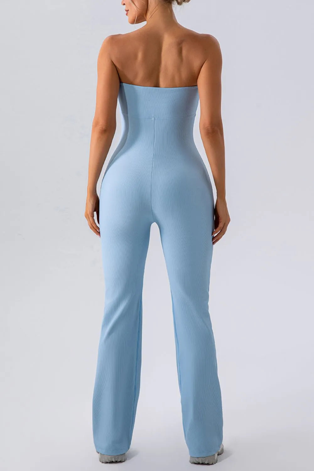 Sleeveless Straight Active Jumpsuit Fitggins