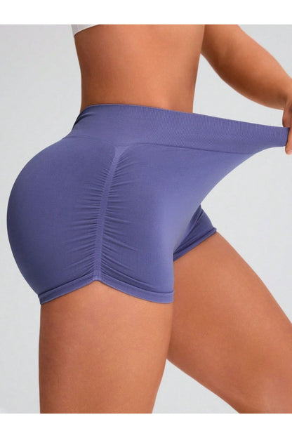 Elastic Waist Active Shorts - Short Leggings - FITGGINS