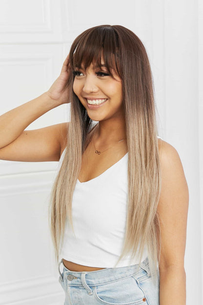 Long Straight Synthetic Wigs 26'' - Hair - FITGGINS