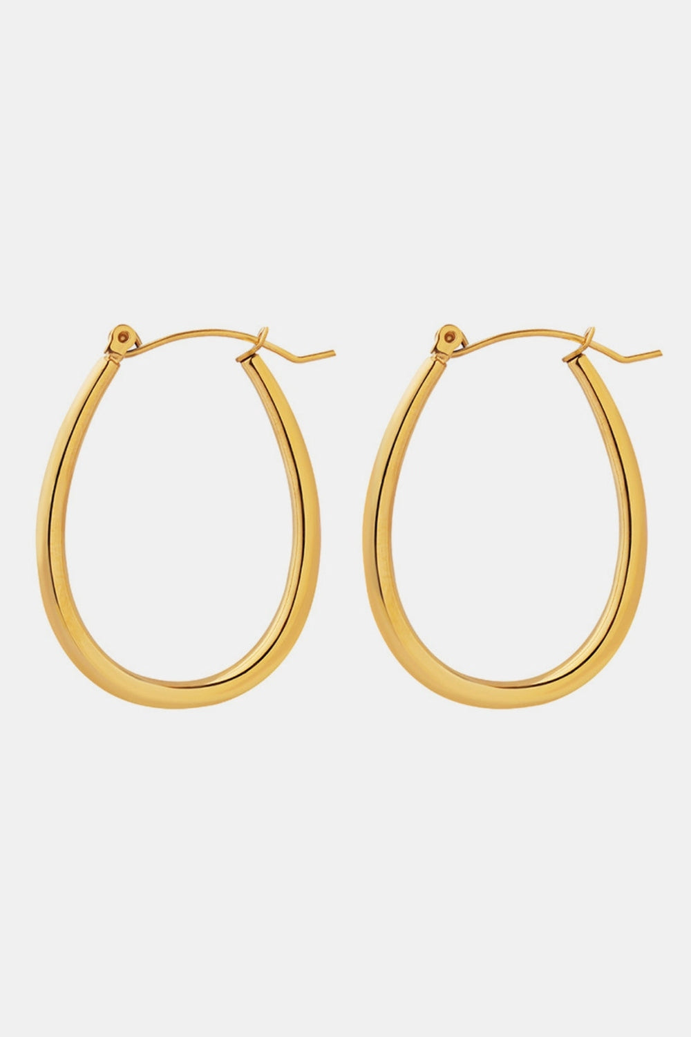 18K Gold-Plated Titanium Steel Earrings - Earrings - FITGGINS