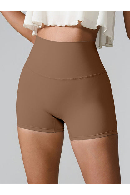 High Waist Active Shorts - Short Leggings - FITGGINS