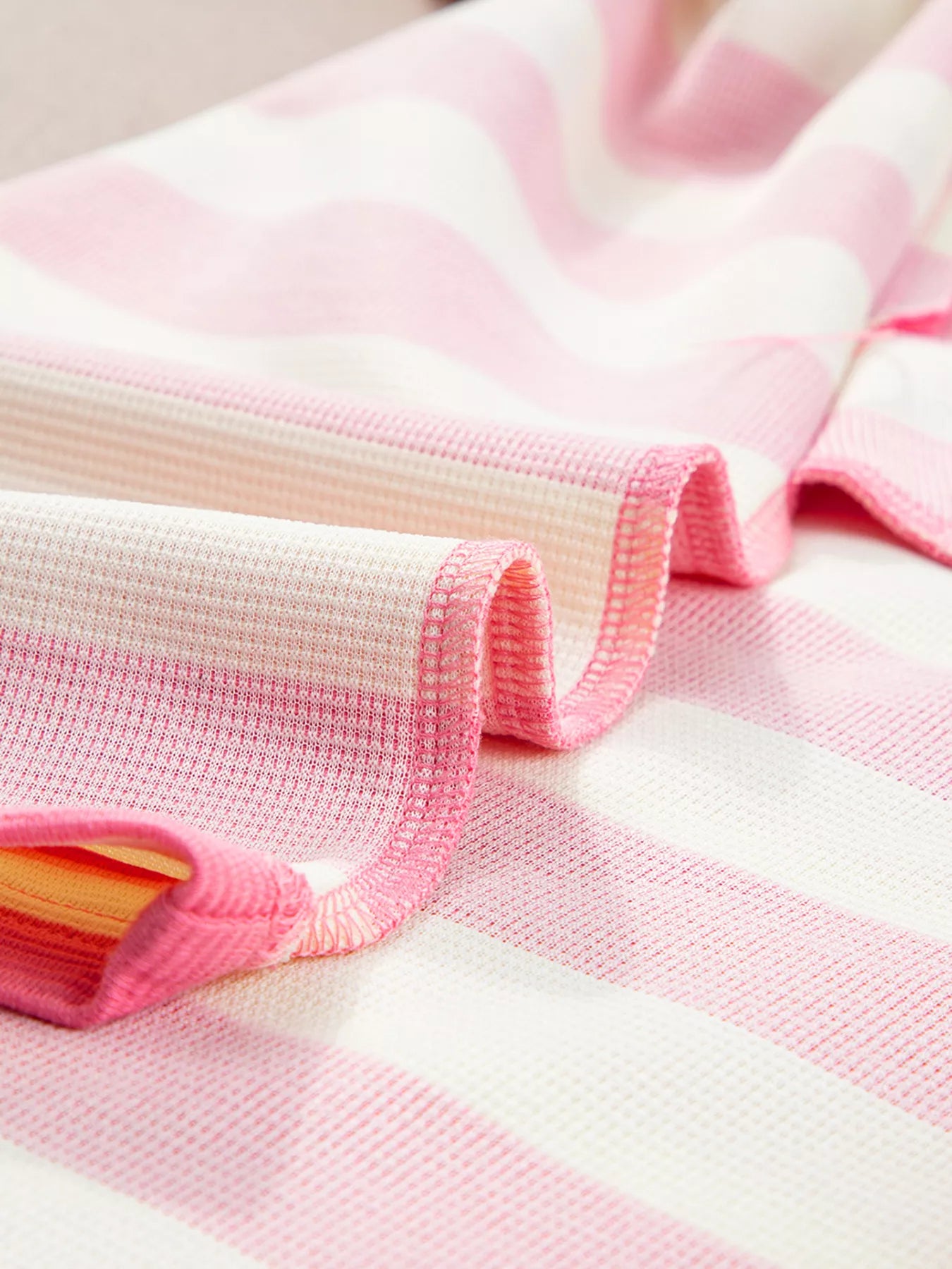 Stripe Cap Sleeve Pocketed Shift Dress Fitggins