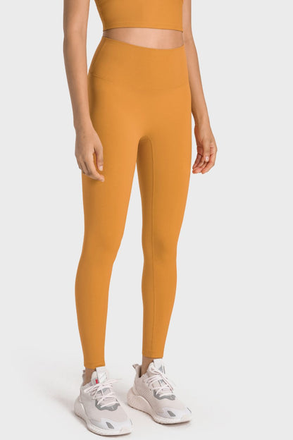 Millennia High-Rise Wide Waistband Yoga Leggings Fitggins