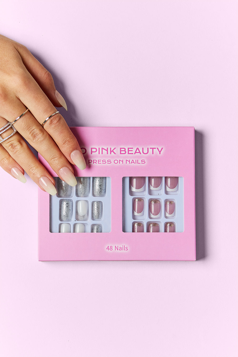 SO PINK BEAUTY Press On Nails 2 Packs - - FITGGINS