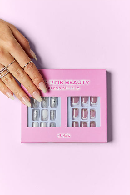 SO PINK BEAUTY Press On Nails 2 Packs - - FITGGINS