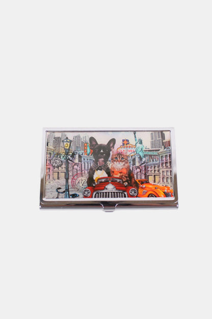 Nicole Lee USA Printed Business Card Case - Handbag - FITGGINS