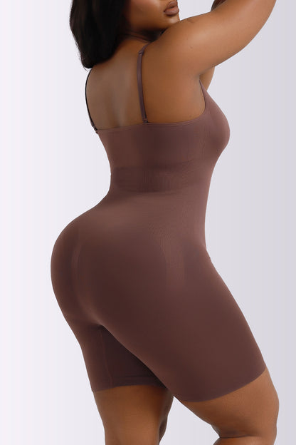 Full Size Spaghetti Strap Shaping Romper Fitggins