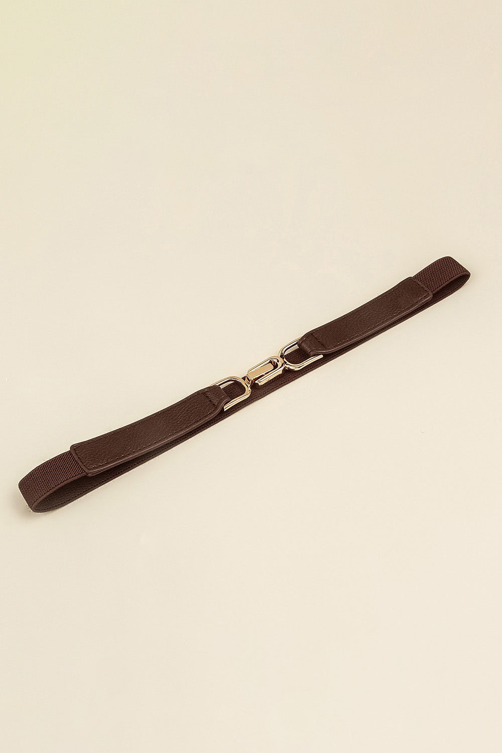 Alloy Buckle Elastic Belt - Belt - FITGGINS