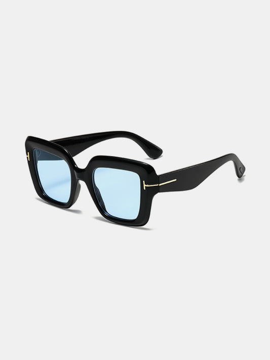 Polycarbonate Frame Square Sunglasses - Sunglasses - FITGGINS