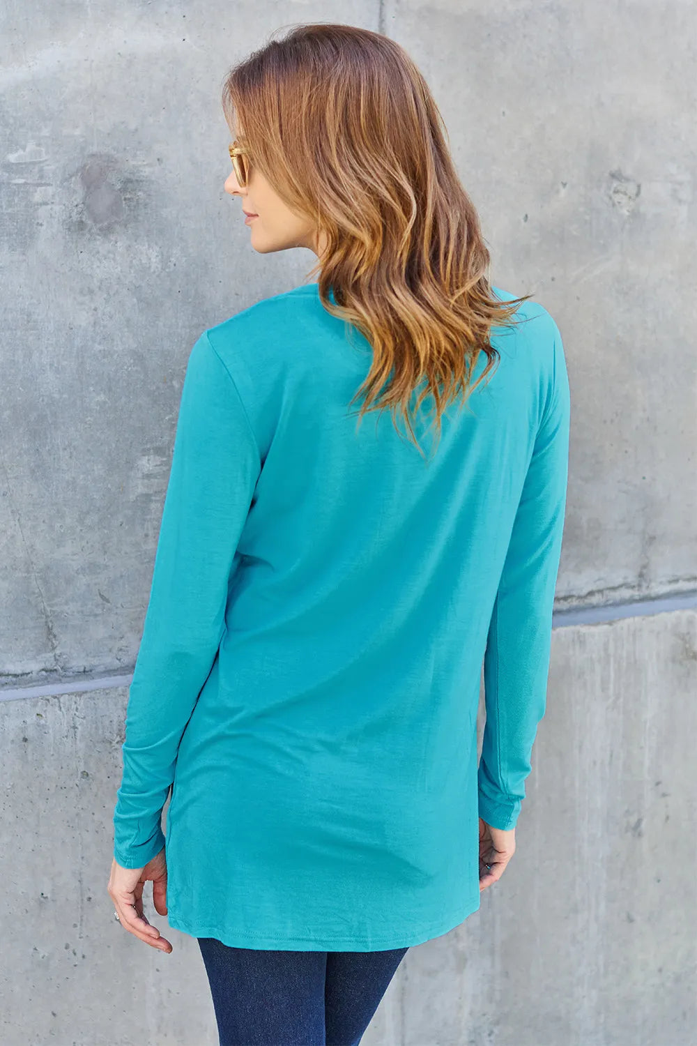 Basic Bae Full Size Round Neck Long Sleeve Top Fitggins